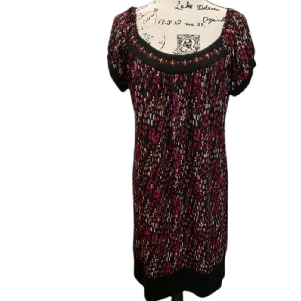 Short Balloon Style Sleeve Yoke Style Dress